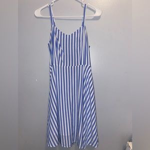 Old navy striped blue and white dress